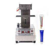 WOTZOV Commercial Tube Sealing Machine, Automatic Thermoplastic Pipe Sealer, 250W Stainless Steel, 5-25 pcs/min, Ideal for Food and Cosmetic Hose Packaging, 10-22cm