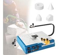 WOTZOV Cortadores de Espuma eléctricos con Regla giratoria extraíble para Manualidades y Tallado de Espuma, Kit de Herramientas enchufable