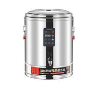WOTZOV Cubo De Acero Inoxidable para Hervir Agua, Dispensador Eléctrico De Café Instantáneo para Buffets Y Fiestas con Grifo, Temperatura Ajustable, 50 L.，Un 30L