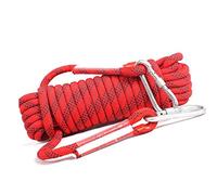 WOTZOV Cuerda de Escalada Cuerda de Seguridad versátil, Cuerda de Emergencia, 10 m / 20 m / 30 m / 50 m / 100 m, Operaciones a Gran altitud, Pesca con imán, espeleología, Sender,Red 100m