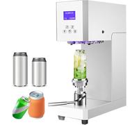 WOTZOV Electric Can Sealer Machine, Automatic Sealing for Tin Cans and Bottles, Height Adjustable for Versatile Use