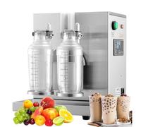 WOTZOV Electric Milk Tea Shaker - Commercial Double Cup Shaking Machine, 340r/min Stainless Steel for Bubble Tea and Milk Tea, Efficient Mixing for Smooth Beverages