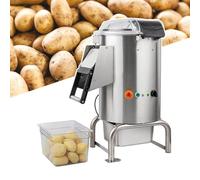 WOTZOV Electric Potato Peeler, Stainless Steel Automatic Sweet Potato and Radish Washer, Large Capacity Cleaning Machine for Efficient Peeling