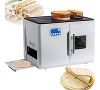 WOTZOV Electric Roti Maker - Fully Automatic 1800W Roti Robot for Tortilla and Flatbread - One-Click Dough to Puffy Roti Automation