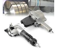 WOTZOV Herramienta neumática para flejado de Acero de Alta Resistencia, Tensor, Cortador y sellador 3 en 1 para un Embalaje Seguro, Ideal para Uso Industrial.，25mm