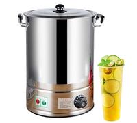 WOTZOV Hervidor Eléctrico De Agua Caliente Y Hervidor De Sopa con Control De Temperatura Ajustable para Buffets Y Catering.，No Hay Grifo