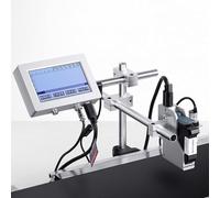 WOTZOV Industrial Inkjet Printer, Automatic Coding Machine for Assembly Line, 12.7mm/25.4mm Batch Date and Number Coding, Compact Inkjet Coder for Marking and Printing Tasks