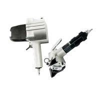 WOTZOV Kit de Herramientas neumáticas para flejado de Acero de Alta Resistencia: Tensor y Cortador-sellador 3 en 1 para flejado Seguro de Metal en embalajes industriales.，19mm