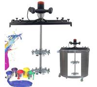 WOTZOV Mezcladora Eléctrica De Tanque para Pintura Y Tinta, Agitador Comercial con Velocidad Ajustable De 0 A 800 RPM, Equipo De Agitación De Alta Resistencia.，A