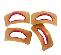 WOTZOV Modelo de Labios de Silicona - Modelo de Labios Falsos de Contraste - 4 Piezas de Silicona para Entrenamiento, Estudio Profesional, educación, Escuela, enseñanz