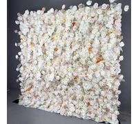 WOTZOV Paneles de Pared de Flores Artificiales, Juego de decoración de Pared, Fondo de Flores Artificiales 3D de hortensias de Seda para Fotos, hogar, Fiesta, Boda, 2,1x1m