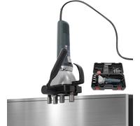 WOTZOV Portable Edge Banding Machine, Electric Pipe Seamer for Metal Ducts, Suitable for Round and Square Pipes, Includes Carrying Case