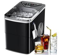 WOTZOV Portable Ice Maker Machine, 26 lbs in 24 Hrs, Electric Ice Cube Maker with Ice Bags and Scoop, Ideal for Home, Kitchen, Camping, RV