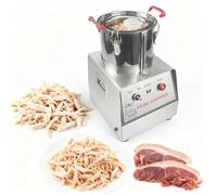 WOTZOV Procesador De Alimentos Comercial, Picadora Eléctrica Multifuncional De Acero Inoxidable para Verduras Y Carne, De Alta Resistencia.，10L