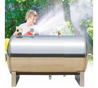 WOTZOV Stainless Steel Automatic Pressurized Water Tank for Home, Horizontal Well Water Storage Solution