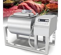 WOTZOV Tambor De Vacío Comercial para Marinado Rápido, 3 Velocidades Y Temporizador, Ideal para Carnes A La Parrilla como Cerdo, Pollo Y Res.