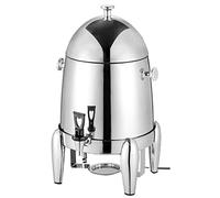WOTZOV Termo Eléctrico Comercial De 2,8 Galones para Catering, 400 W, Dispensador De Agua Caliente con Tapa, para Hoteles, Buffets Y Eventos con Servicio De Catering/Base Transparent，A