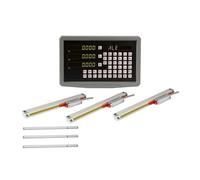 WOTZOV Torno fresador de Metal de 3 Ejes SDS6-3V con Lectura Digital DRO y Regla codificadora óptica de Escala Lineal KA-300 de 5 µm.，220mm 3PCS KA300