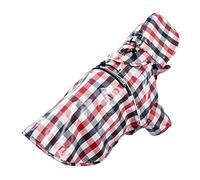 Wouapy 707555 Gabardina con Impresión Escocés para Perro, Talla 55