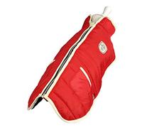 Wouapy - Abrigo «Frisson Rojo» de Wouapy en Talla 26, Elegante Que Protege a su Perro de Las Intemperies para Perros