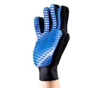 Wouapy Guante de Masaje-Cepillo Quitapelo para Baño y Cuidado de Perros, Gatos (Diestro) Reutilizable. Guantes para Mascotas de Pelajes Cortos, Eliminador de Pelo Muerto.