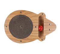 Wouapy Parque Infantil para Gatos - Juguete Interactivo rascador de cartón Ondulado para Gatos - Parque Infantil Original y práctico - Parque Infantil