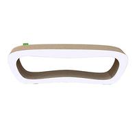 Wouapy - Rascador Decorativo Malfinio para Gatos - Rascador Totalmente de cartón - Diseño Moderno y limpiado - Amplias Superficies de cartón para Garras - Pensado para la Comodidad de los Gatos -