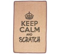 Wouapy Rascador para Gatos de Alfombra Resistente, Rectangular (Gris, 60x38 cm). Esterilla, Alfombrilla Afiladora de Garras Antideslizante para Gatos Que Protege tu Hogar.