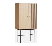 Woud Aparador Array 80 cm Roble pigmentado blanco