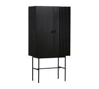 Woud Aparador Array 80 cm Roble pintado de negro