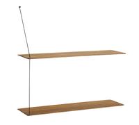 Woud Estantería Stedge 80 cm roble ahumado