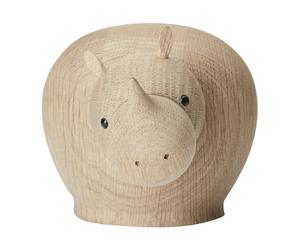 Woud Figura de madera Rina rinocerante Medium