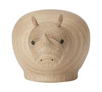 Woud Figura de madera Rina rinocerante Small