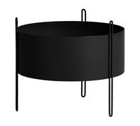 Woud Maceta Pidestall mediana Ø40 cm negro
