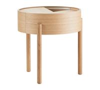 Woud Mesa auxiliar Arc roble aceitado