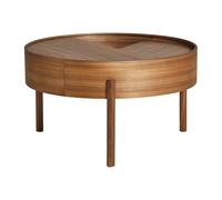 Woud Mesa de centro Arc Ø66 cm Nogal