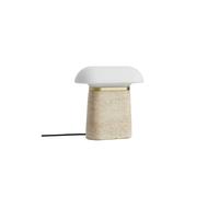Woud Nova Lámpara de Mesa Marfil Travertino/Opal