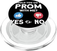 Would You Go To Prom with Me Yes Or No Baile de graduación PopSockets PopGrip para MagSafe