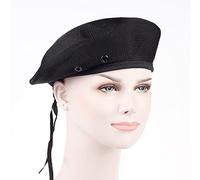 WOUND Boinas Hombre Boinas Militares De Las Fuerzas Especiales De Poliéster Gorras De Boina del Ejército para Hombre Gorros Casuales Transpirables Al Aire Libre, Negro, Talla Única