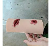Wound Packing Trainer, Stop The Bleed Training Kit, Deep Laceration Trauma Module, Haemostasis Practice Model, Blood Control Exercises, Suturing Exercises, for Course, Military & First Aid Training