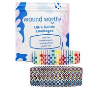 Wound Worthy Prismatic - Vendas ultra suaves - Curación avanzada con apósito de espuma con bordes, adhesivo ultra suave - Ideal para heridas, llagas por decúbito - Varios tamaños y colores
