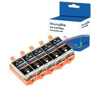 Woungzha 5X PGI-35 CLI-36 Cartuchos de Tinta Reemplazo para Canon PGI35BK CLI36C PGI35 CLI36 5 Color Compatible con Canon IP100 IP110 TR150 IP100WB IP110WB Mini 260 320