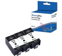Woungzha 912 XL Cartuchos de Tinta remanufacturados Compatible para HP 912 912XL para HP Officejet Pro 8022 8025 8023 8024 OfficeJet 8014 8012 8017 8015 (3 Negro)