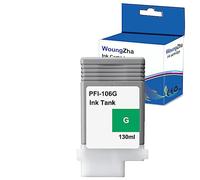Woungzha Cartucho de Tinta PFI106 PFI-106,Compatible para Canon PFI-106 para Canon Canon iPF 6400 6450 6410 6460 Impresoras (1 Verde)