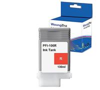 Woungzha Cartucho de Tinta PFI106 PFI-106,Compatible para Canon PFI-106 para Canon Canon iPF 6400 6450 6410 6460 Impresoras (1 Rojo)