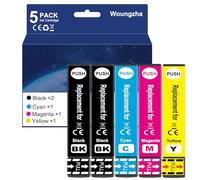 Woungzha Cartuchos de Tinta 604XL Compatible para Epson 604 XL para Epson Expression Home XP 2205 XP 4200 XP 3200 XP 3205 XP 2200 XP 4205 Workforce WF 2935 2930 2910 2950DWF (5 Pack)