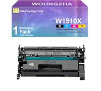 Woungzha Compatible Cartucho De Tóner De Repuesto para HP 151X W1510X 9700 Páginas para Uso con HP Laser Pro MFP 4003DW 4003DN 4103FDW 4103FDN Impresora Negro