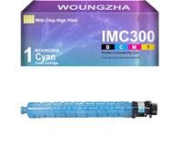 Woungzha Compatible Cartucho de Tóner IM C300 IM C300F Reemplazo para Ricoh Ricoh IM C300 300F 400F 400SRF (1 Cian)