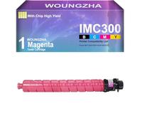 Woungzha Compatible Cartucho de Tóner IM C300 IM C300F Reemplazo para Ricoh Ricoh IM C300 300F 400F 400SRF (1 Magenta)