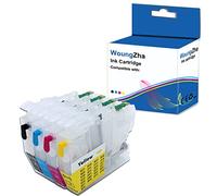 Woungzha Rechargeable Brother LC3213 XL Cartuchos de Tinta,Brother LC-3213 LC-3211Multipack Cartuchos, Compatible para Brother DCP-J572DW MFC-J491DW MFC-J497DW MFC-J890DW MFC-J895DW DCP-J774DW